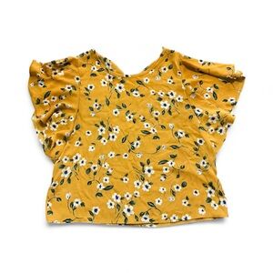 💚Sienna Sky Yellow Floral Blouse